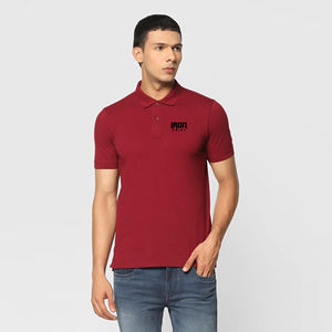 Camiseta de golf de secado rápido para hombre, camiseta de manga corta, diseño personalizado, patrón sólido antiarrugas, marca para Polo, hecha de poliéster - Product Image 1