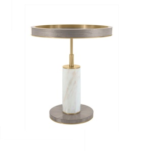 Handmade Modern Design Marble Base <b>Side</b> <b>Table</b> With Metal Accent Custom Wholesale Option for Living Room Guests - Product Image 6
