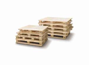 Palette en bois industrielle double face en gros - Haute qualité - Entrée 4 voies - Prix bas - Europe - Product Image 2