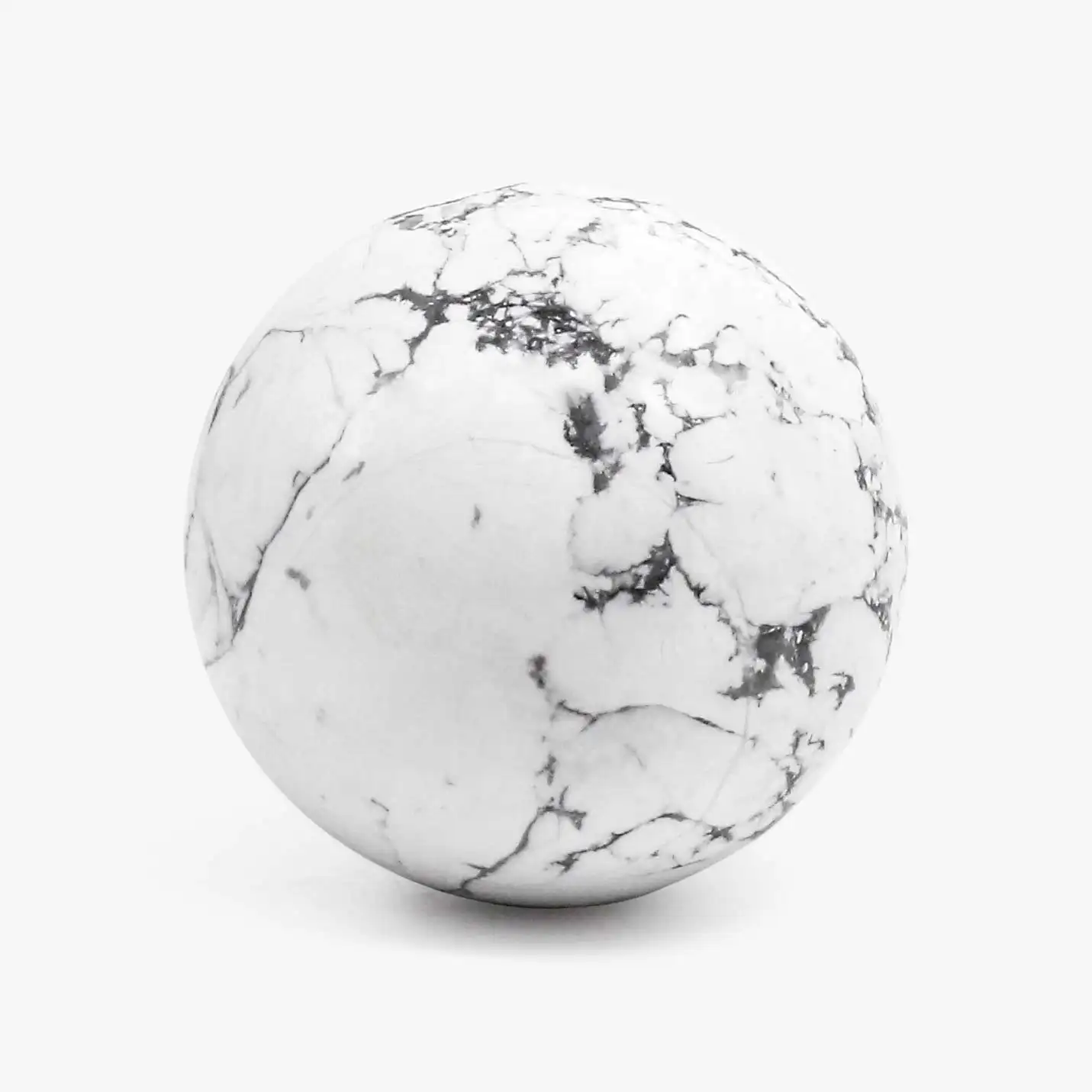Howlite bola kristal bola grosir bola kristal alami manik-manik kristal batu alam batu chakra bola selenite