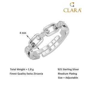 Anillos de Plata de Ley 925 de Primera Calidad para Mujer, Chapados en Rodio con Diamantes o Circonitas, Diseño Numérico, Joyería para Hombre - Product Image 5
