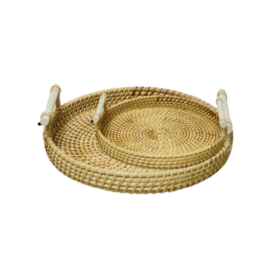 PLATEAUX EN ROTIN: parfait pour chaque repas, chaque moment du Vietnam avec une haute qualité - Product Image 1