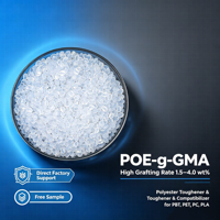 Compatibilizador POE-g-GMA con Alto Contenido de Epoxi |   Modificador de endurecimiento reactivo para PBT, PET, PC y mezclas de aleaciones poliméricas