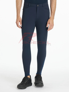 Pantalones de montar con estilo para hombre, venta al por mayor, tela elástica duradera, forma ergonómica, diseño elegante, entrenamiento ecuestre cómodo - Product Image 4