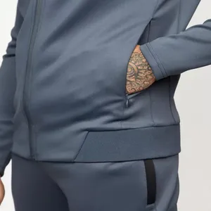 Marque privée vierge Survêtement Survêtement uni pour hommes Survêtement Personnalisé avec Logo Tenues Été Deux 2 Pièces Short Ensemble Pour Hommes - Product Image 4