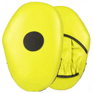 Tapis de mise au point personnalisé Tapis de mise au point de boxe en cuir véritable-Boxe MMA Thai Training Targeting Focus Mitts Prix raisonnable - Product Image 3