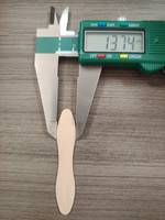 Cucchiaio in Legno per Gelato 75mm Forma Mini Magnum Biodegradabile per Alimenti Personalizzabile con Logo Disponibile Direttamente dalla Fabbrica