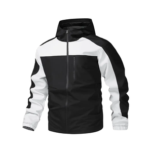 เสื้อแจ็คเก็ตพัฟเฟอร์ผู้ชายแบบคอตั้งผ้าแคนวาสสั่งทำได้ บริการ OEM สไตล์ไฮสตรีท ไซส์พลัส - Product Image 1