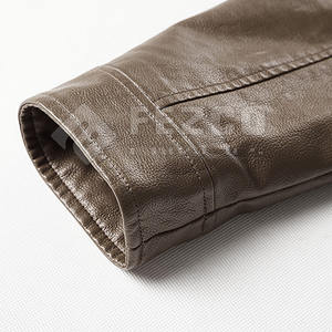 แจ็คเก็ตหนังผู้ชายฤดูหนาวปี 2025 ผ้าแคนวาส คอตั้ง โลโก้ด้านหน้า กันน้ำ ระบายอากาศได้ดี ไซส์ใหญ่ ทุกสี - Product Image 6