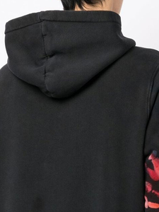 Sudadera con capucha elegante de marca para hombre, sudadera Lisa negra de manga estampada de lana francesa de alta calidad, diseño de cremallera personalizado XS invierno - Product Image 5
