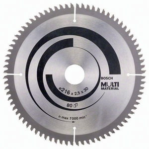 ใบเลื่อยวงเดือน Bosch 216 มม. 80 ฟัน HLTCG รูแกน 30 มม. ความลึกตัด 2.5 มม. - Product Image 1