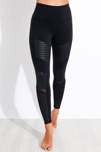 กางเกงเลกกิ้งเอวสูงสำหรับผู้หญิงผ้าถักสแปนเด็กซ์โพลีเอสเตอร์สวมใส่สบายระบายอากาศได้ดีพิมพ์ลายเซ็กซี่ - Product Image 5