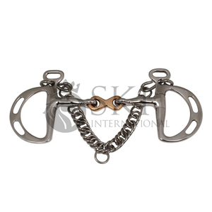 Kimberwick ม้าเหล็กสเตนเลสสตีลคุณภาพสูงแบบตะวันตกผลิตจากเหล็กม้านอกโลโก้ที่มีเสถียรภาพ - Product Image 2