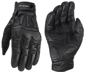 Gants de moto en cuir pour sports motorisés, course, compatibles écran tactile, pour hommes et femmes, noirs, prix de gros - Product Image 1