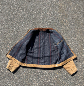 Manufacturer Oem Custom Vintage Denim Winter <b>Worker</b> Carpenter Detroit Canvas Mechanic Trucker Work Wear <b>Jackets</b> for Men's - Product Image 4