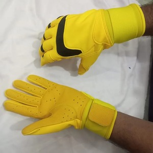 <b>Top</b> Sale Customized Leather Baseball Batting Gloves Fashionable Unique Style Your Own Logo Competitive Price for Outfield - Product Image 1