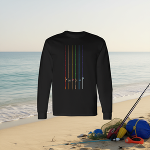 Camiseta de manga larga con bandera del arcoíris LGBT para pescadores, equipo y accesorios de natación y buceo LGBTQ - Product Image 3