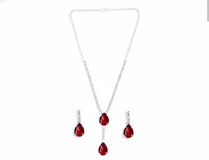ชุดสร้อยคอประดับลูกปัดสีแดงและต่างหูแบบติดหู สไตล์มินิมอล สร้อยคอแบบเชื่อมต่อลอยๆ ทำจากโลหะผสม พร้อมเครื่องประดับเข้าชุด ของขวัญสำหรับเธอ - Product Image 5