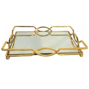 NOUVEAU DESIGN PLATEAU DE SERVICE DE HAUTE QUALITÉ et MEILLEURE FABRICATION EN PRIX DE VENTE ENTIER TOP VENTE PLATEAU EN MÉTAL - Product Image 5