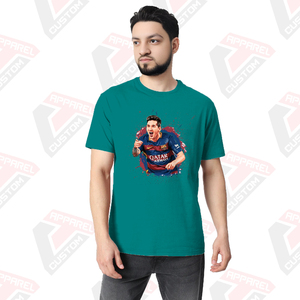 Camiseta Esencial Ultra Suave y Cómoda para Hombre, Verano, Ecológica, Apliques, Mezclilla, Batik, Tela de Pana, 100% Algodón, Parches - Product Image 2