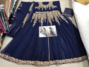 Robe décontractée à manches longues pour femmes Pishwas Anarkali nouvelle tenue traditionnelle indienne pakistanaise à la mode tenue au sol - Product Image 2