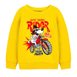 Sudaderas personalizables de algodón con cuello redondo para niños, ropa informal para jóvenes, serigrafía, diseño de personajes, talla para bebés, niños - Product Image 1
