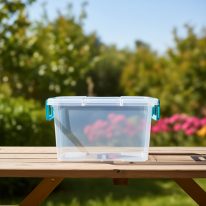 Plastic Storage Box 0.7L 15.5x10x8cm Small Clear Organizer <b>Bin</b> - Product Image 3