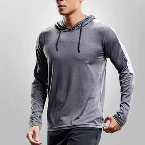 Quick Dry Men Running Men Gym Fitness Clothing Hoodie Training Sweater Men Long Sleeve Workout Hoodie - Product Image 5