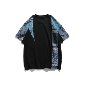 Nouveauté T-shirt unisexe à col montant personnalisé avec logo imprimé, T-shirt oversize pour homme, vente en gros - Product Image 2
