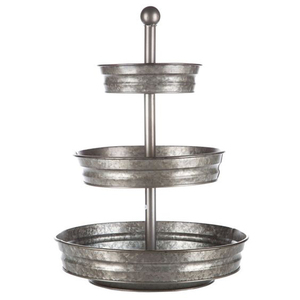 Manufacturer & Wholesaler Metal Iron Galvanized <b>Cake</b> Serving <b>Stand</b> Metal Iron Galvanized 3 Tier <b>Cake</b> <b>Stand</b> - Product Image 5