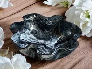 Cuenco para servir ensalada de cuerno de búfalo negro natural pulido a mano de alta calidad para cenas modernas en la costa muy baja por AALIYAN IMPEX - Product Image 6