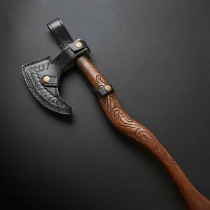 Wholesale Customized OEM ODM Cutlery Factory Damascus High Carbon Steel Multifunctional Hatchet <b>Axe</b> Camping <b>Survival</b> <b>Axe</b> Outdoor - Product Image 1