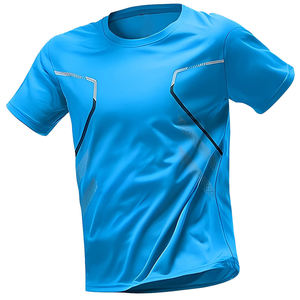 Camiseta deportiva de verano Unisex de manga corta transpirable de secado rápido para hombres, Top para corredores al por mayor con patrón impreso para uso en el gimnasio - Product Image 3