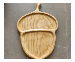 ไม้ธรรมชาติขนาดใหญ่ที่ให้บริการจานไม้ - Product Image 1