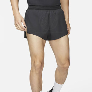 Shorts de course pour hommes 2023, nouvelle collection, taille élastique, haute qualité, logo personnalisé, design uni, séchage rapide, faible MOQ, vente chaude, nouveau style - Product Image 3