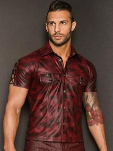 Chaqueta de motorista de calidad fina, compras en línea, fabricante al por mayor, chaqueta de cuero de moda de diseño profesional para hombre - Product Image 2