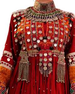 ชุดเดรสอัฟกันคูจิแบบดั้งเดิมงานปักแบบอัฟกานิสถานดั้งเดิมชุดเดรสที่หลากหลายมีสไตล์ล่าสุด - Product Image 2