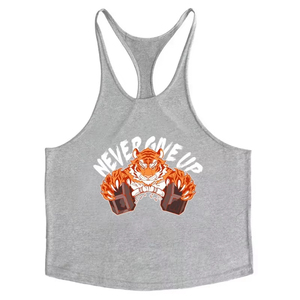 Mens Bodybuilding Stringer Vest | Y-Back Gym <b>Tank</b> <b>Top</b> | Thin Strap Sleeveless Shirt | Cotton Breathable Muscle Fitness Wear - Product Image 1