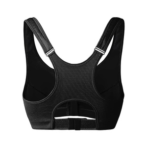 Soutien-gorge de Yoga Sexy à dos croisé pour femmes avec coussinet amovible conception à bretelles en U soutien-gorge de Sport à séchage rapide femmes confortable Latex réglable - Product Image 5