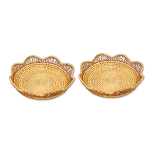 ผลิตภัณฑ์ยอดนิยมอัปเกรดบ้านของคุณด้วยถาดหวายถักมือที่เป็นมิตรต่อสิ่งแวดล้อมสำหรับการเสิร์ฟจัดระเบียบและการใช้ชีวิตอย่างมีสไตล์ - Product Image 1