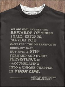 T-shirt en coton 100% tricoté personnalisé avec broderie, de haute qualité, unisexe, 250 grammes, Pro Club, graphique, lourd, surdimensionné, pour homme - Product Image 3