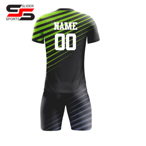 Wholesale Low MOQ Football Uniform Custom Made Soccer Uniform for Adult Top Quality Team Set in Sialkot Pakistan Set - Product Image 2