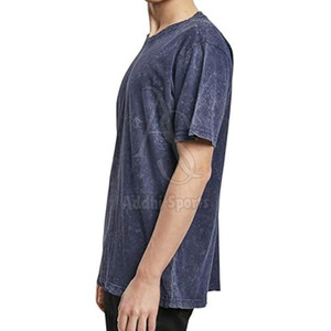 Camiseta de lavado ácido para hombre de último diseño de secado rápido y cómoda de alta calidad 100% algodón - Product Image 6