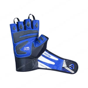 Gants de gymnastique unisexes en cuir pour la protection des poignets demi-doigts avec poignées Respirant Ultimate Grip pour l'haltérophilie - Product Image 3