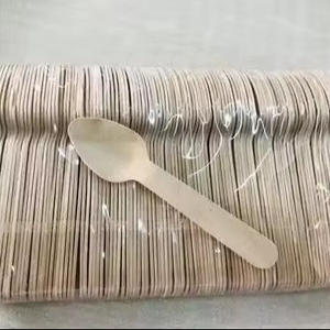 ชุดช้อนส้อมพลาสติกแบบใช้แล้วทิ้งสำหรับร้านกาแฟที่มีชีวิตแบบยั่งยืนและงานอีเวนต์สีเขียวชุดเครื่องใช้บนโต๊ะอาหารแบบใช้แล้วทิ้งที่เป็นมิตรต่อสิ่งแวดล้อม - Product Image 1