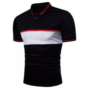 Nouveau blanc respirant populaire pour hommes pour polo motif anti et solide logo personnalisé en gros - Product Image 1
