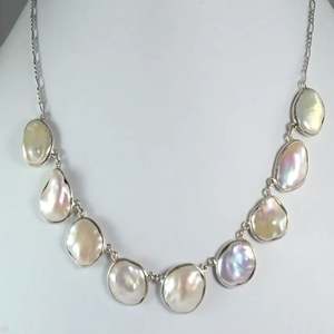 Collier ras-de-cou en argent sterling 925 avec perle de culture d'eau douce, cadeau pour femme pour un anniversaire, Noël, la Saint-Valentin - Product Image 3