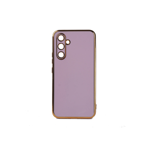 Coque de protection en silicone Netzy pour Samsung Galaxy A14 SAFA Bark Series, style translucide violet foncé, silicone souple A53/A03S - Product Image 2