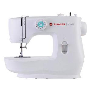 Machine à coudre électrique Singer 0880142 en plastique blanc avec capacité de 6 points de couture, contrôlée par application, en anglais - Product Image 1