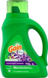 Gain Liquid <b>Laundry</b> <b>Detergent</b>, Moonlight Breeze Scent, 46 fl oz, 32 loads, Freshness + Odor Fighting, High efficiency - Product Image 3